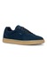 Geox, Pantofi sport low-cut din piele intoarsa, Verde masliniu inchis