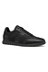 Geox, Pantofi sport Flextride de piele ecologica cu insertii textile, Negru