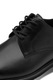 Tamaris, Pantofi derby de piele, Negru, 41