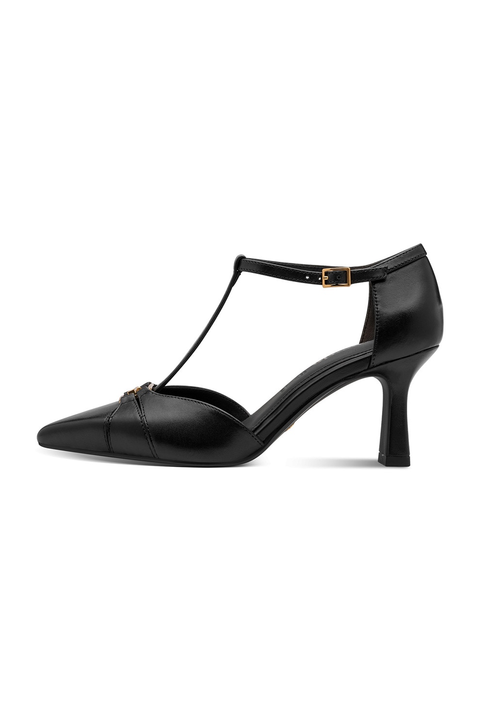 Tamaris, Pantofi stiletto cu varf ascutit si aspect texturat