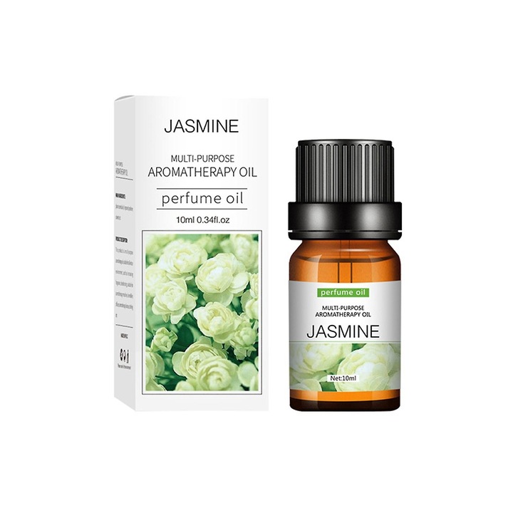 Ulei esential pentru aromaterapie, 10 ml, Iasomie, 6.2x2.5 cm