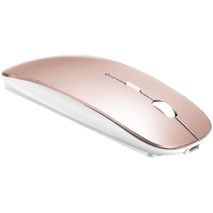 Mouse Bluetooth, Rose Gold, 1600 dpi, design ultra subtire