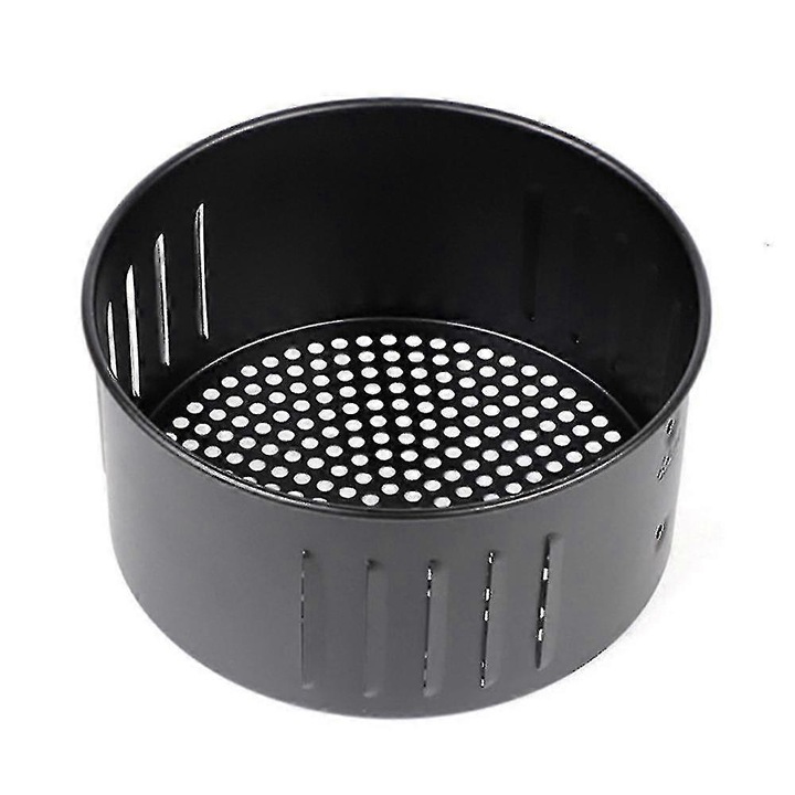 Cos de inlocuire pentru friteuze, oala de copt, inox, negru, 19x19x9.3cm