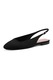 Tamaris, Balerini slingback cu varf rotund, Negru