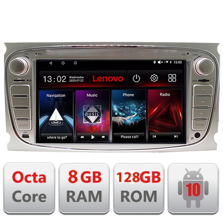 EDONAV Autós Navigáció Android, 8GB RAM, 4G LTE, IPS Képernyő 1024x600, Bluetooth Funkcióval