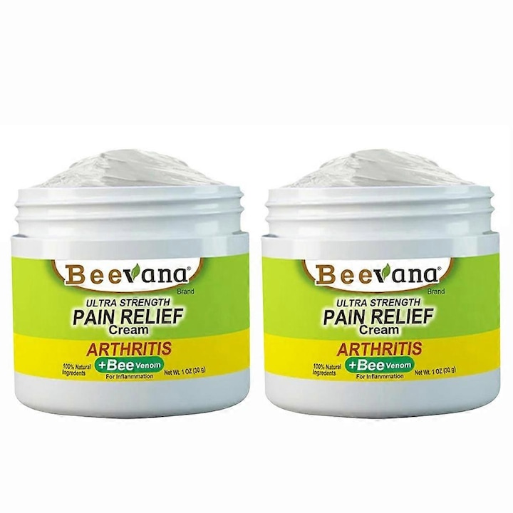 Ízületi fájdalomcsillapító krém, 30g, 2 darabos szett, Beevana