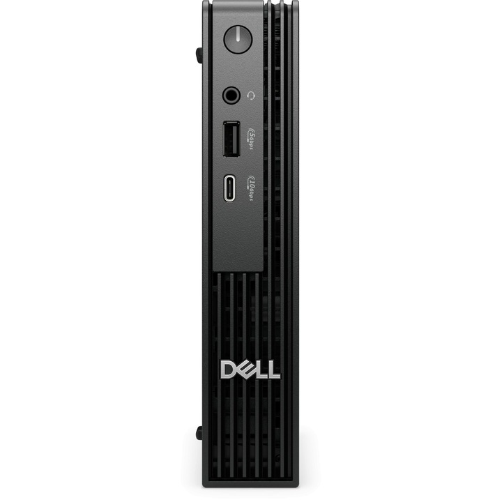Настолен компютър Dell Pro Micro QCM1255, Процесор AMD Ryzen 5 PRO 8500GE (3.7/5.0GHz, 16M), 16 GB, 1 TB SSD M.2 NVMe, AMD Radeon 740M, Linux Ubuntu 24.04