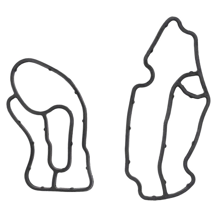 Set 2 bucati garnituri carter filtru ulei, negru, pentru Sprinter, ML320, ML350, R320, 6421840080, 6421801410