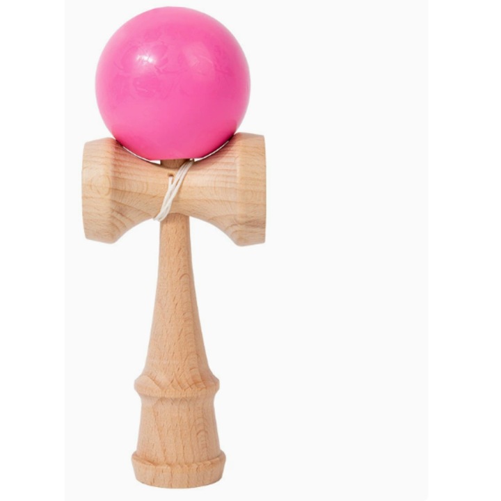 Kendama ügyességi labda, ADAIVIUME, bükkfa, széles csészék, gumírozott festék
