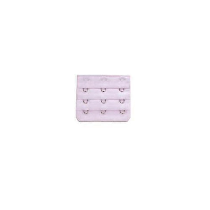 Extensor pentru sutien, roz, 3 randuri x 4 catarame, 7.5x5cm