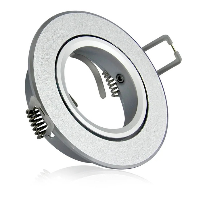 Spot incastrat East, 1 x GU10, orientabil, IP 20, crom