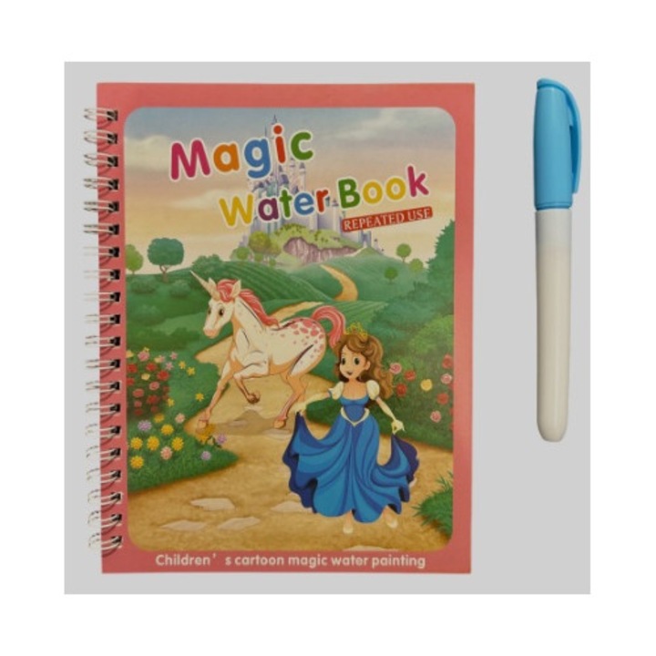 Carticica de colorat cu apa (2+1 GRATIS)