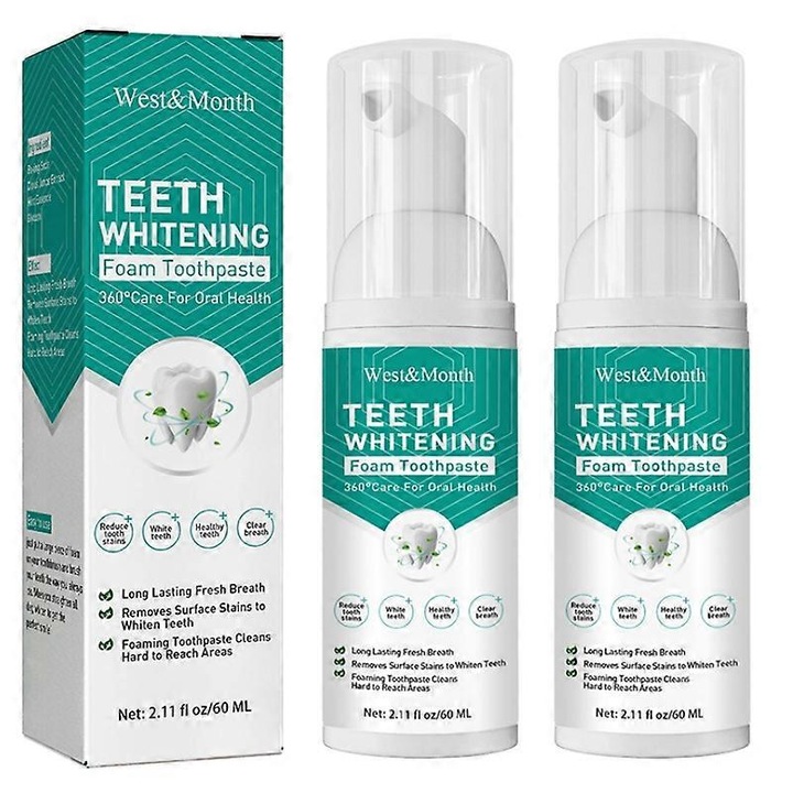 2 darabos habos fogfehérítő készlet, west&month, növényi kivonatokkal