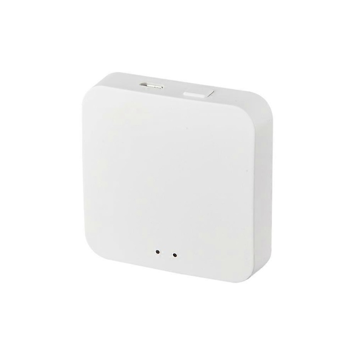 Gateway Bluetooth Mesh Smart Home, 60.5x60.5x16mm, set cu cablu de date, control prin aplicatia Smart Life