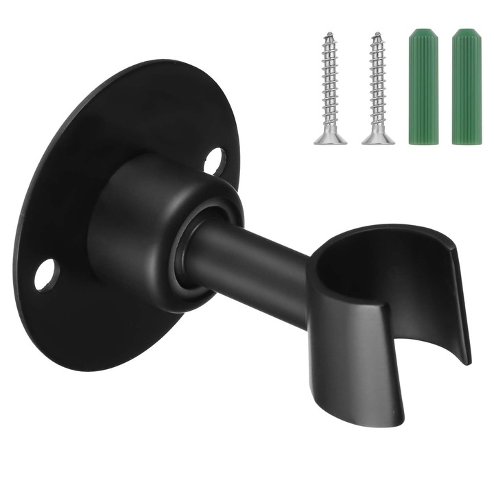 Suport reglabil pentru dus, inox SUS304, montare pe perete, finisaj periat, compatibilitate universala