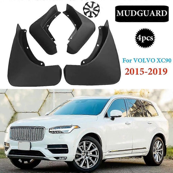 Калници Flares за Volvo XC90 2015-2019, комплект, полутвърд ABS материал
