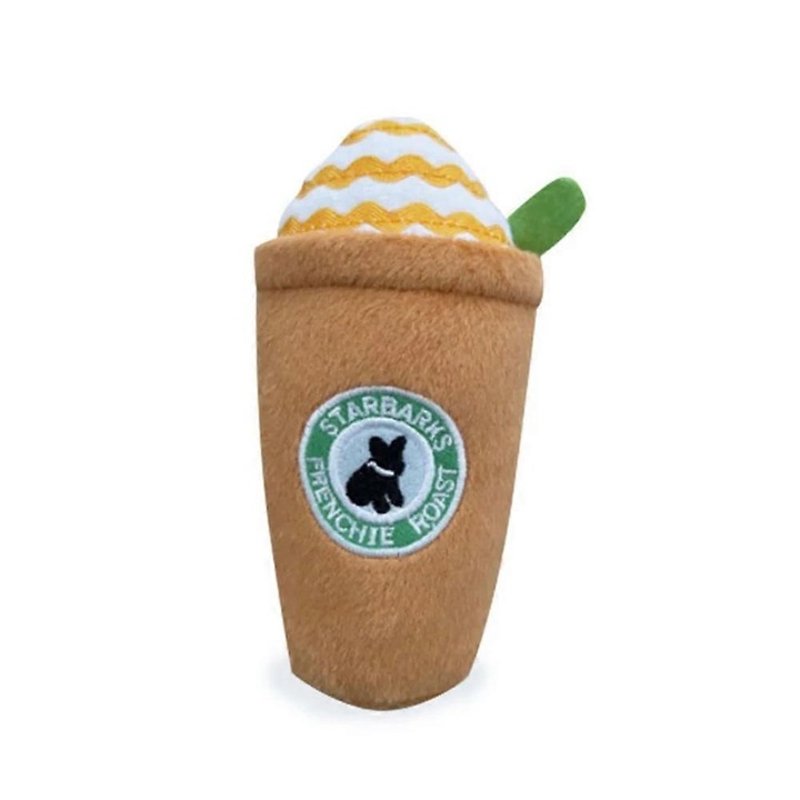 Jucarie interactiva pentru caini, 7.5x14cm, model cafea