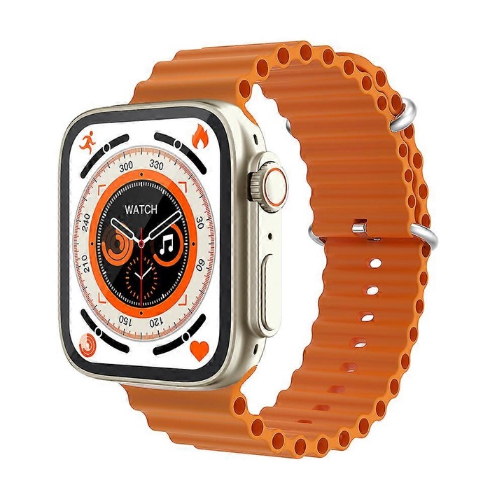 Bratara fitness, 1.99 inch, senzor ritm cardiac, rezistenta la apa, multicolor, TUP silicon