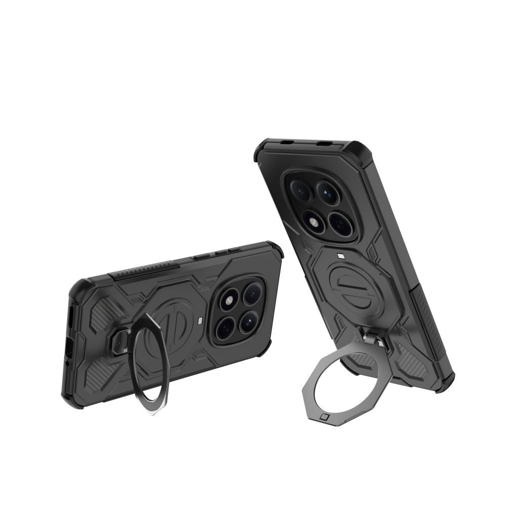 Carcasa Tech-Protect TacticStand cu MagSafe compatibila cu Xiaomi Redmi Note 15 Pro Plus 5G / Poco M8 Pro, Negru