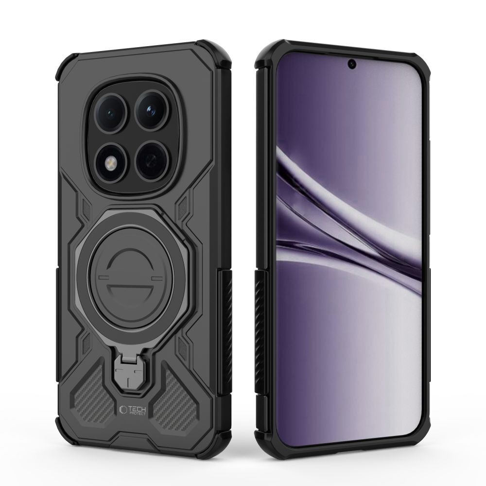 Carcasa Tech-Protect TacticStand cu MagSafe compatibila cu Xiaomi Redmi Note 15 Pro Plus 5G / Poco M8 Pro, Negru