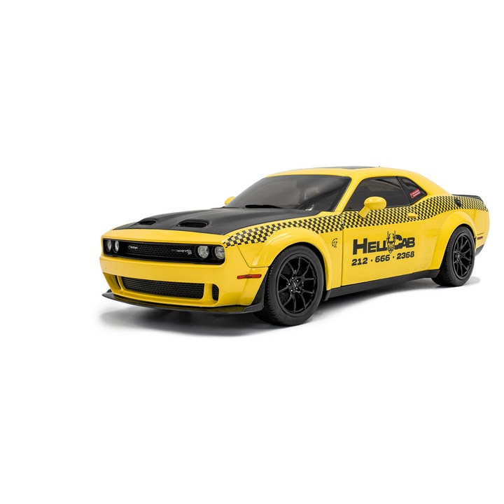 Macheta Dodge Challenger SRT Hellcat Redeye Widebody NYC Hellcab 2023 - 1/18 Solido