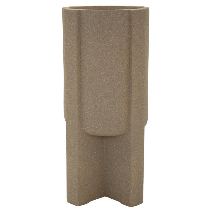 Suport pentru vaza de exterior moai cm o 39x80,5 (gaura cm o 30), maro, 80.5 cm