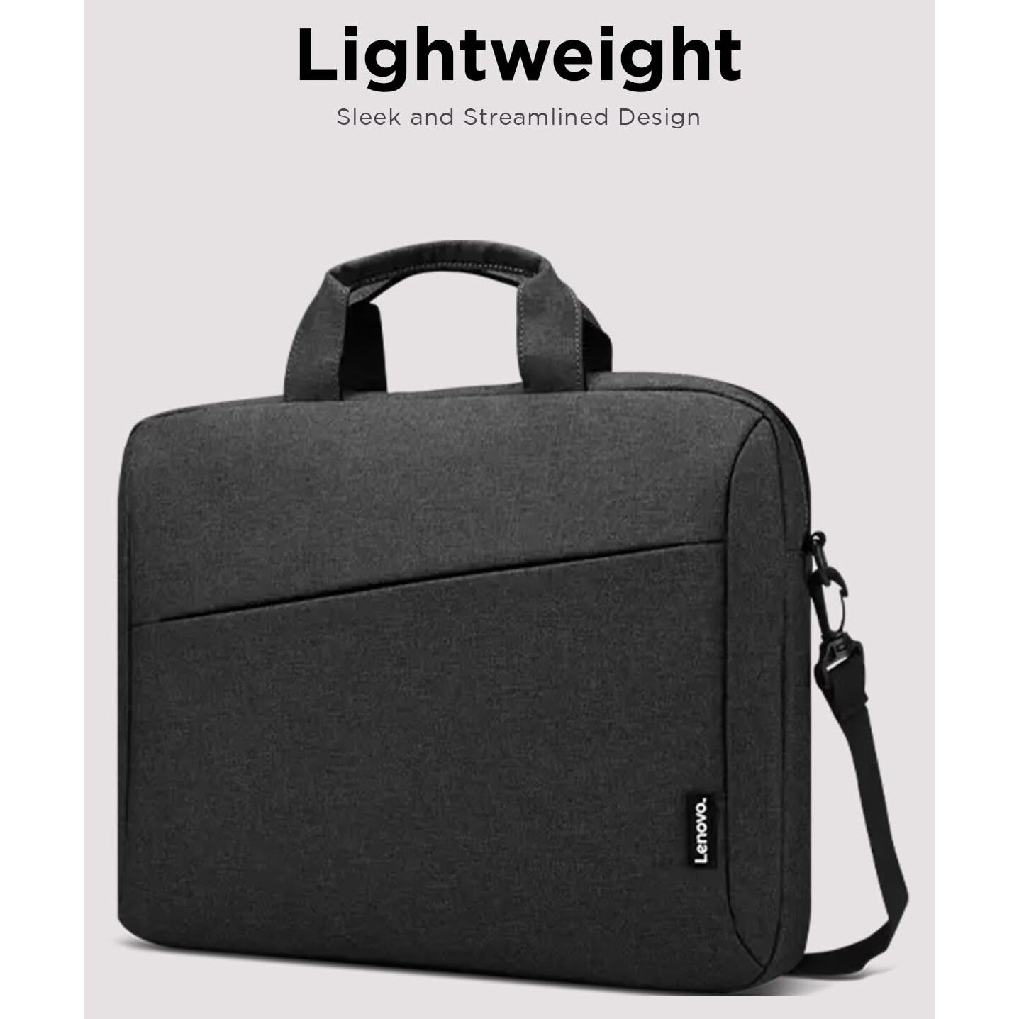 Geanta laptop Lenovo T210, set, design elegant, material rezistent la apa