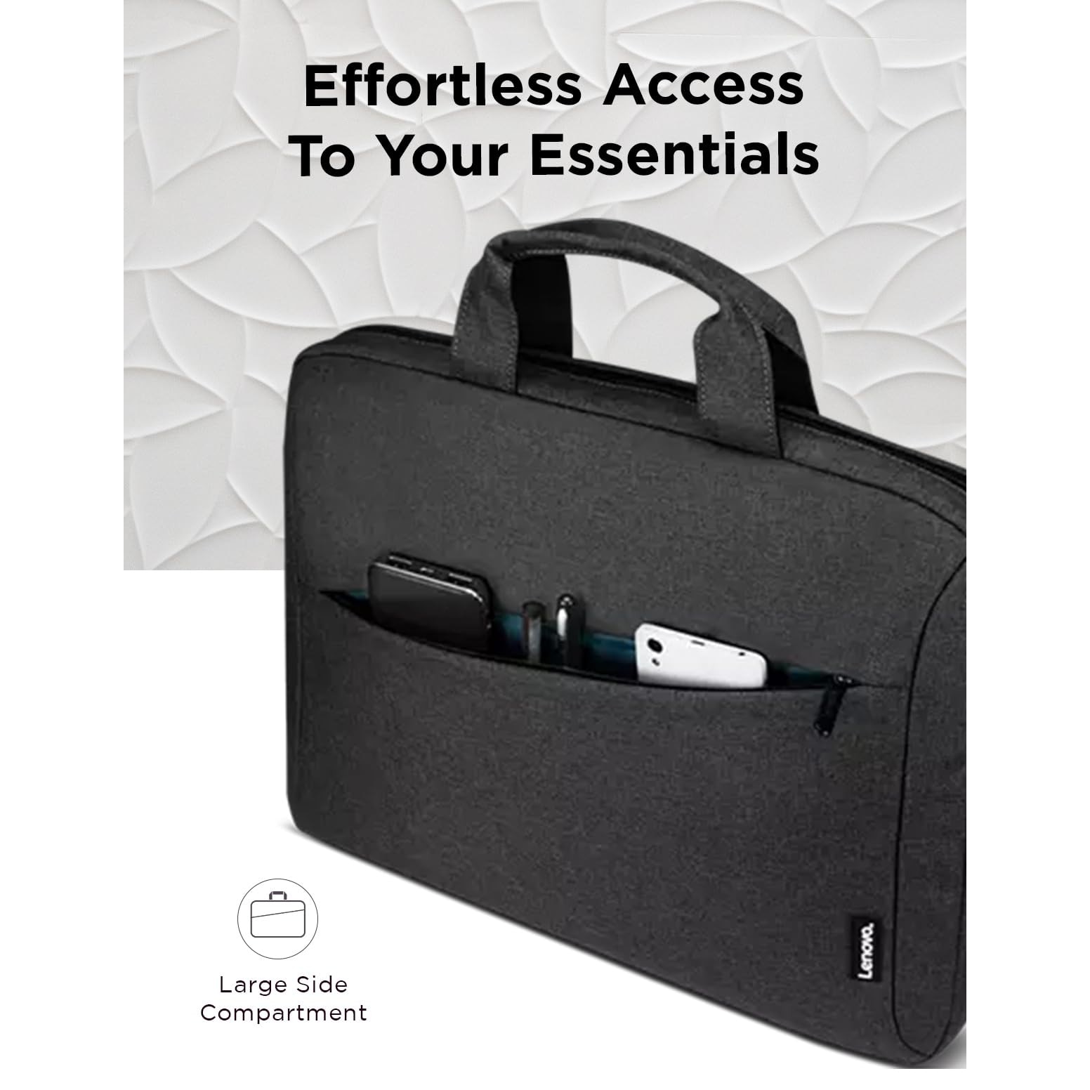 Geanta laptop Lenovo T210, set, design elegant, material rezistent la apa