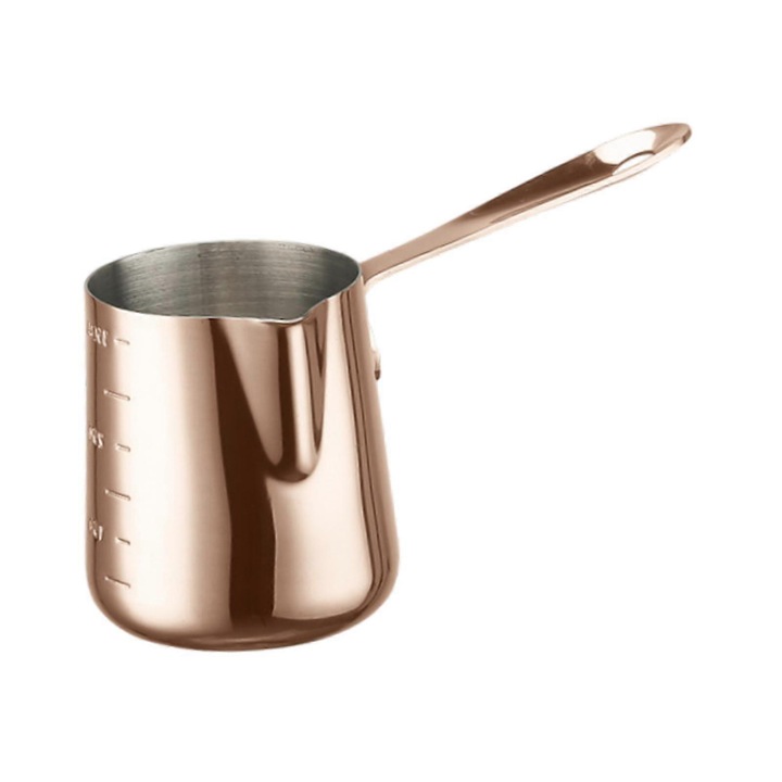 Cana de spumare cafea, 304 otel inoxidabil, design ergonomic, 1000ml, 15.3x6x7.5cm