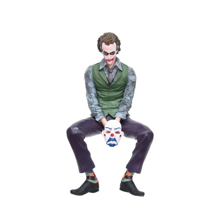 Figurina Joker, 25 cm, cu masca si baza, set pentru expunere