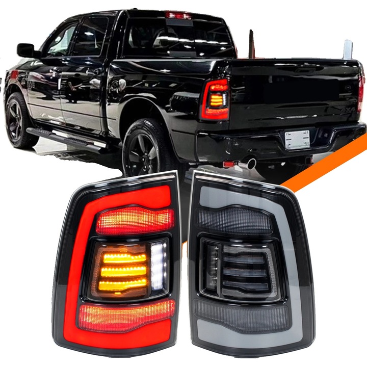 Asamblare Lampa Spate, 35 Watt, 12 V, 3400LM, Semnalizare Secventiala, Dodge Ram 4th Gen