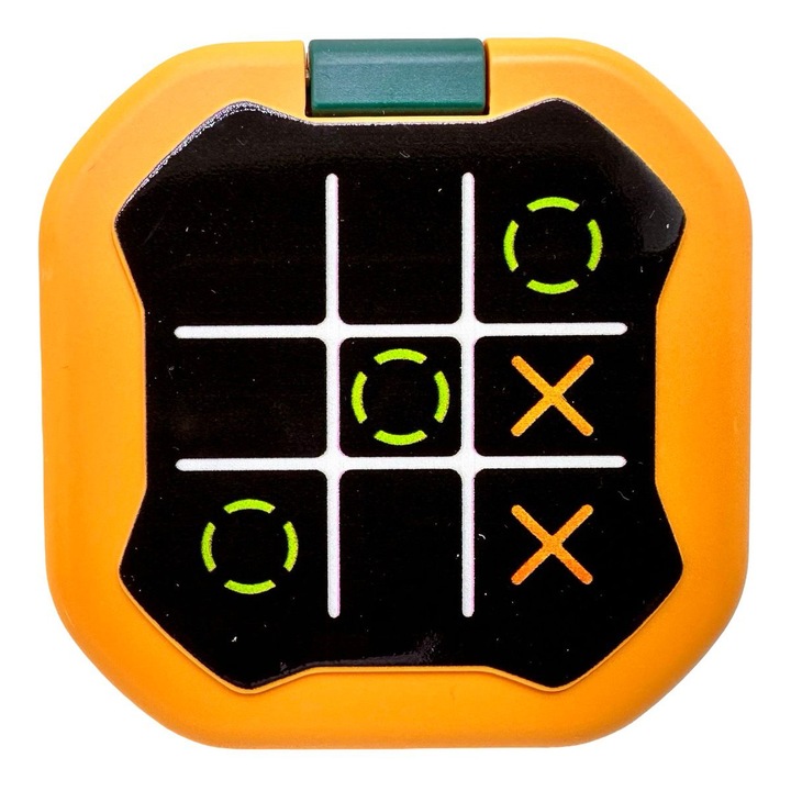 Joc electronic X si O, JPT, cu inteligenta artificiala, 3 moduri de joc, plastic, multicolor