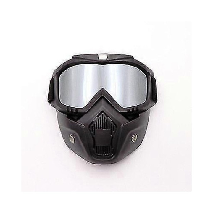 Ochelari de protectie pentru schi si snowboard, stil retro, unisex