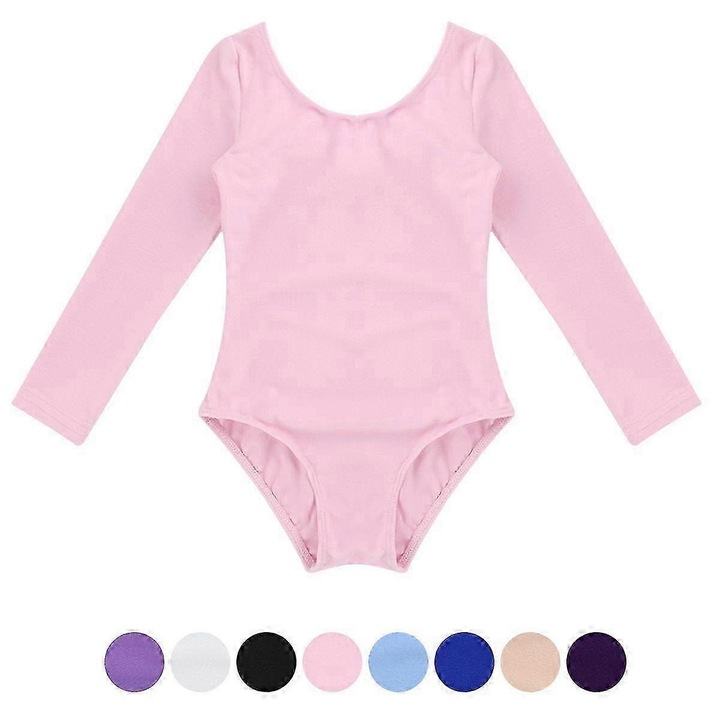 Body copii, roz, Poliamida, Elastan