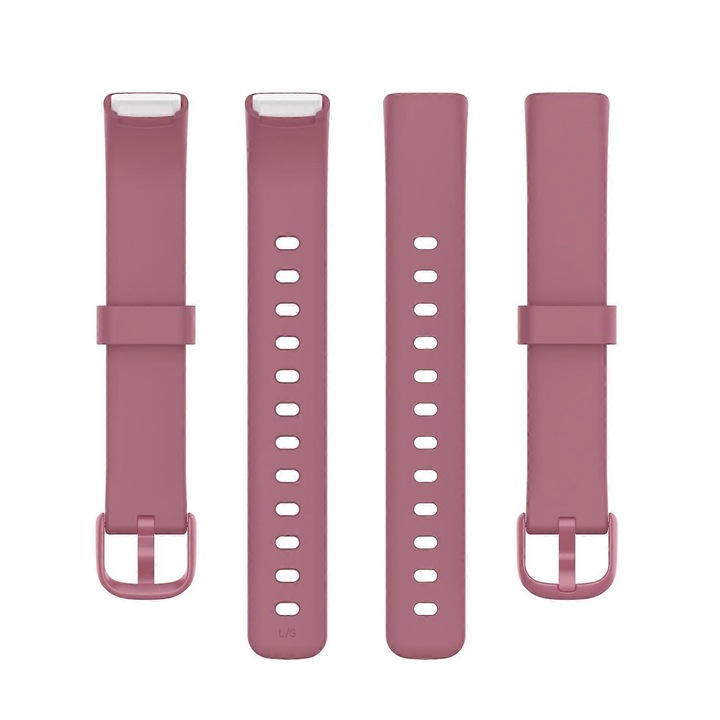 Curea din silicon pentru Fitbit Luxe, alb, marime S