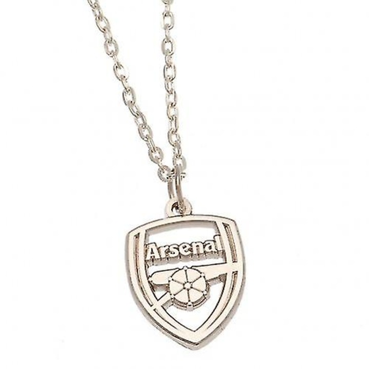 Arsenal Fc medál lánccal, címer design, ezüst, 50cm, ajándék szett