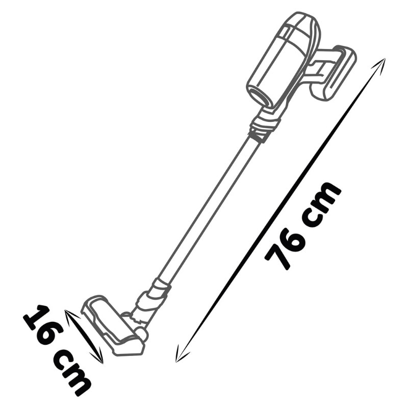 Aspirator Smoby X Force, negru/argintiu