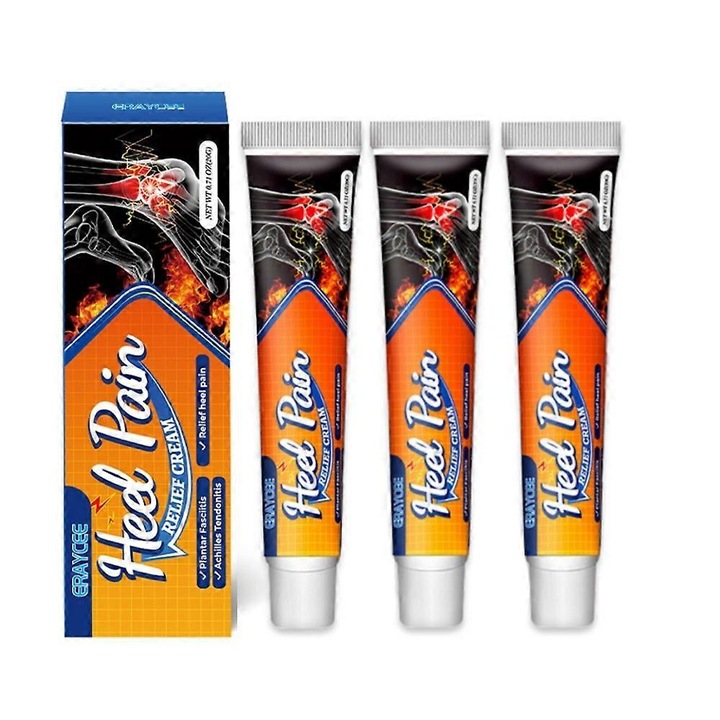 3 darab lábápoló krém szett, 20g, lábujjkorrekció, fájdalomcsillapítás Eraycee