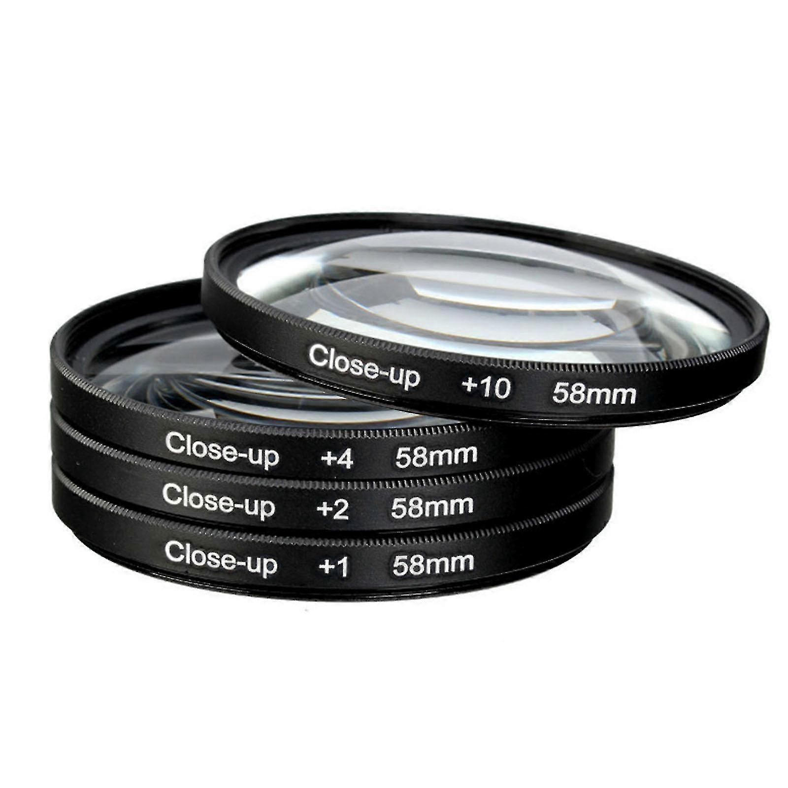 ad49601l 4個 Set filtre macro 4 piese +1 +2 +4 +10 49/52/55/58/62/67/72/77/82mm