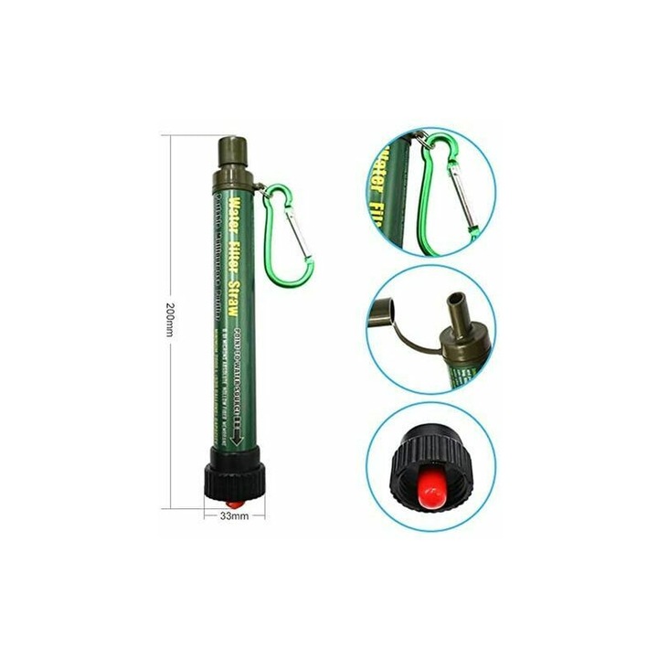 Filtru de apa personal, capacitate 2000L, 0.01 micron