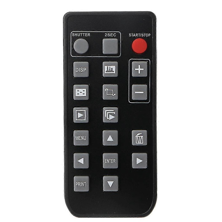 Telecomanda pentru So-ny RMT-DSLR1 RMT-DSLR2, functii multiple, neagra, dimensiuni 91x41x9mm