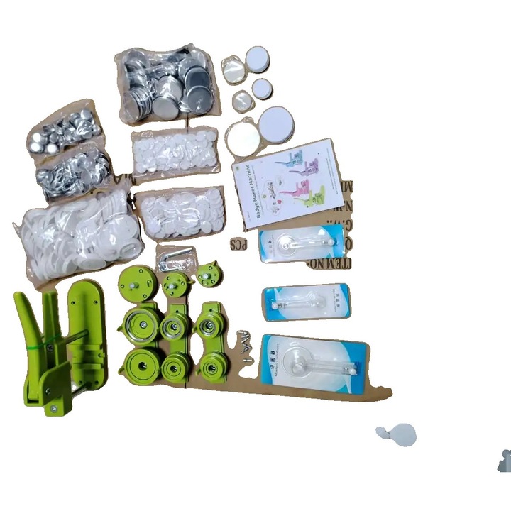 Kit jelvénykészítő gép, ergonomikus kialakítás, sokoldalú készlet, zöld