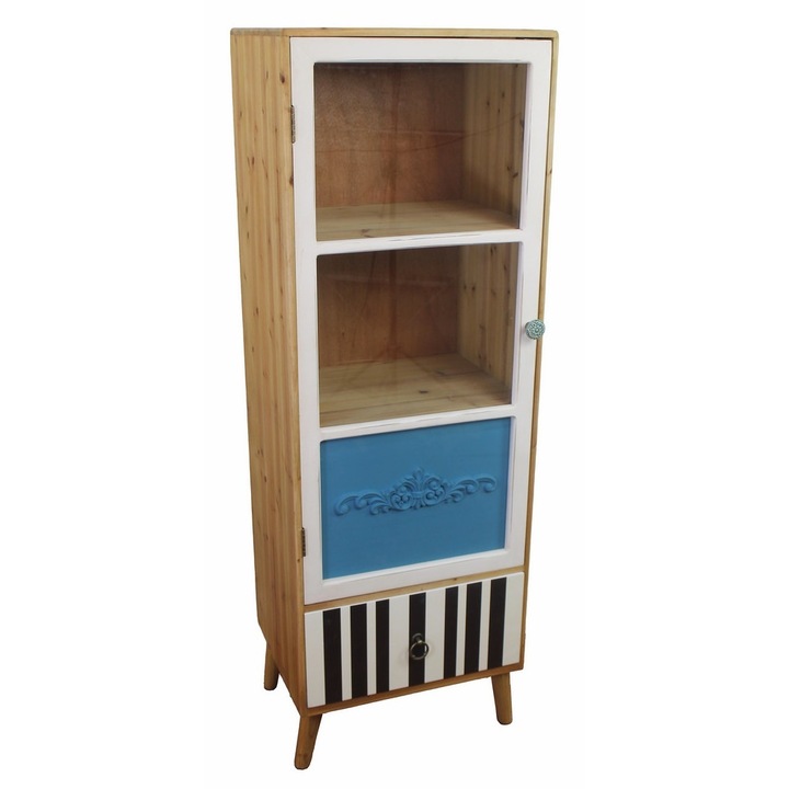 Biblioteca lemn multicolor 44 x 37 x 129, 5 cm