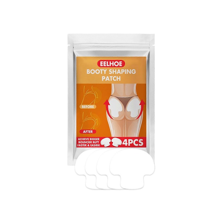 Plasturi pentru ridicarea soldurilor, set 4 bucati, efect de lifting si fermitate, EELHOE