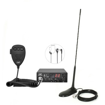 Kit Statie radio CB PNI Escort HP 8001 ASQ + Casti HS81 + Antena CB PNI Extra 45 cu magnet Kit Statie radio CB PNI Escort HP 8001 ASQ + Casti HS81 + Antena CB PNI Extra 45 cu magnet