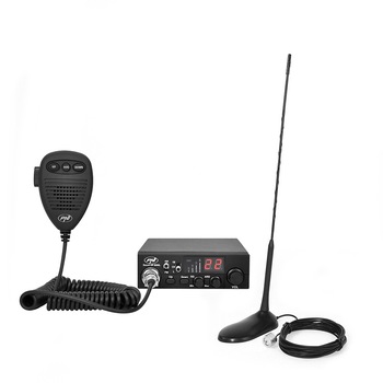 Kit Statie radio CB PNI ESCORT HP 8000L ASQ + Antena CB PNI Extra 45 cu magnet Kit Statie radio CB PNI ESCORT HP 8000L ASQ + Antena CB PNI Extra 45 cu magnet