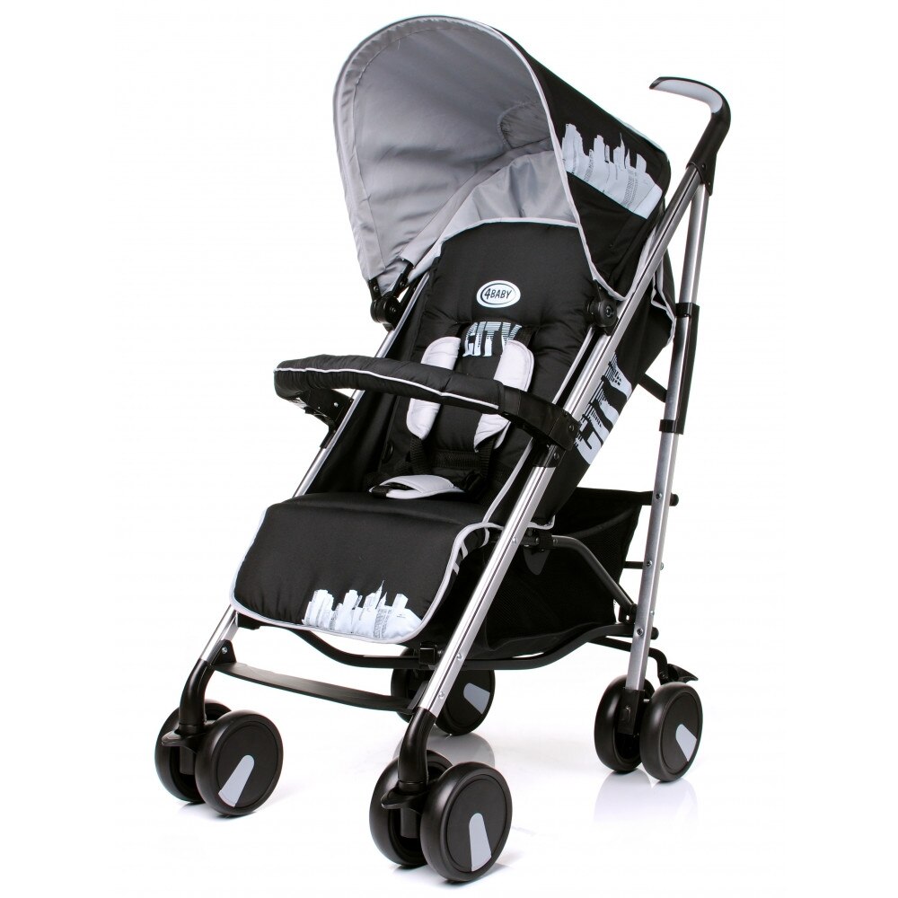 Carucior copii 4Baby City Negru