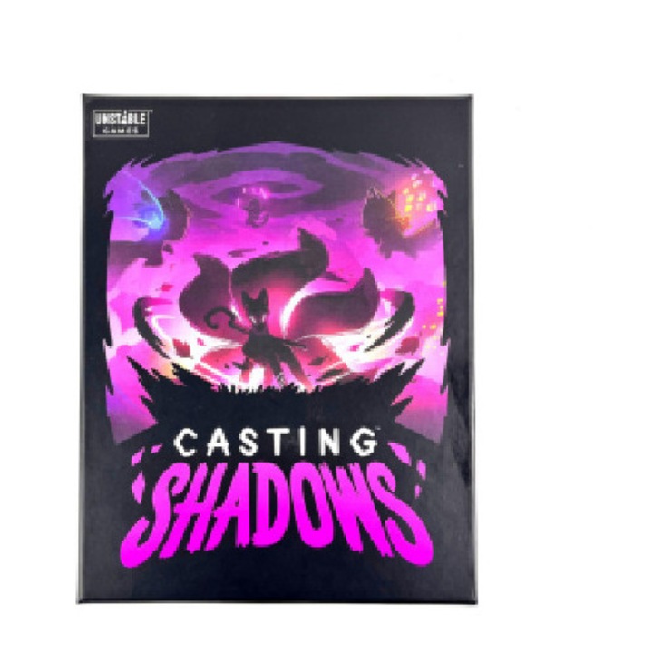 Társasjáték, CASTING SHADOWS, szett, kártyajáték, papír, családnak
