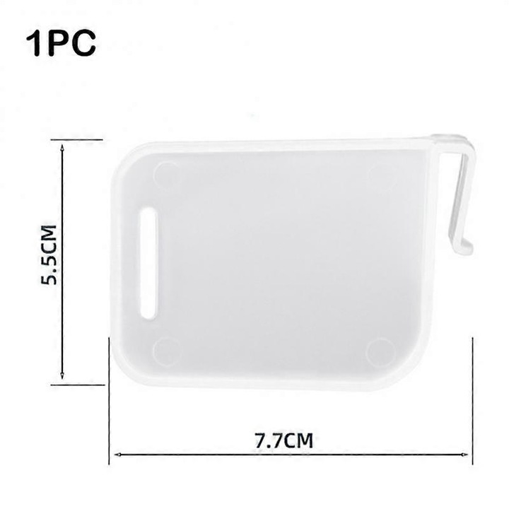 Separator pentru frigider, plastic, alb, 7.7x5.5cm