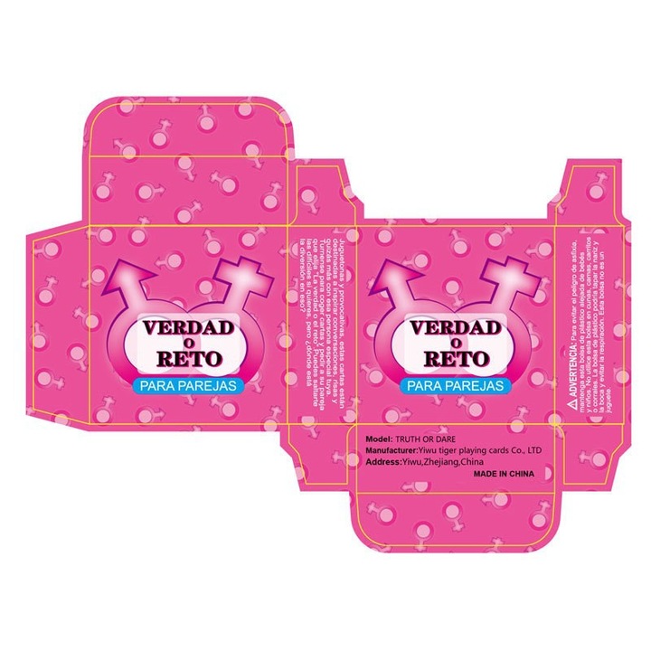 Joc pentru cupluri Verdad o Reto, versiunea spaniola